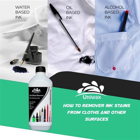 Uniwax Ink Remover, Ballpoint Pen, Fountain Pen, Ink, Permanent Marker ...