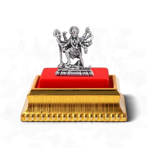 Goddess Kali Maa 99.9 Silver Idol for Pooja & Gifting ID37 – Akshat ...