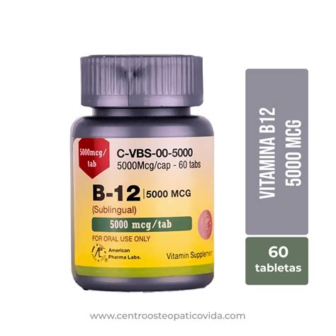 VITAMINA B12 – 5000MCG – CENTRO OSTEOPATICO VIDA