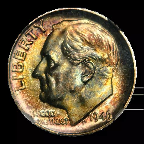 1946-S Dimes Roosevelt NGC MS-68 - Bob Paul Rare Coins