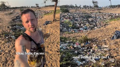 'Most Trashed Beach': Foreign Tourist Reacts To Indians Carelessly ...