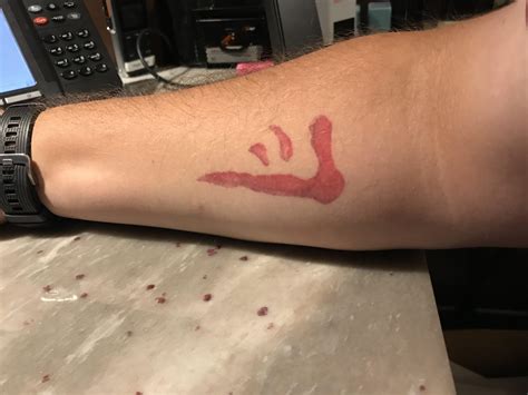Since there was post earlier, here’s my Mark of Cain tattoo ( My skin ...