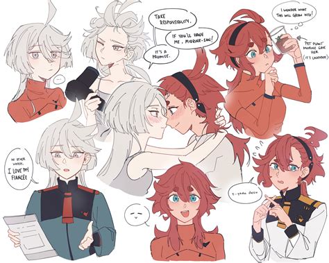 Dynasty Reader » Image › brontidepng, Miorine x Suletta, Gundam: The ...