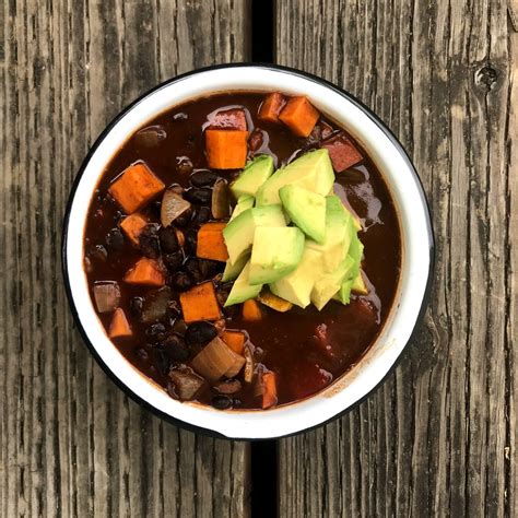 Sweet Potato Black Bean Chili | Camping Recipes | Outdoor Eats ...