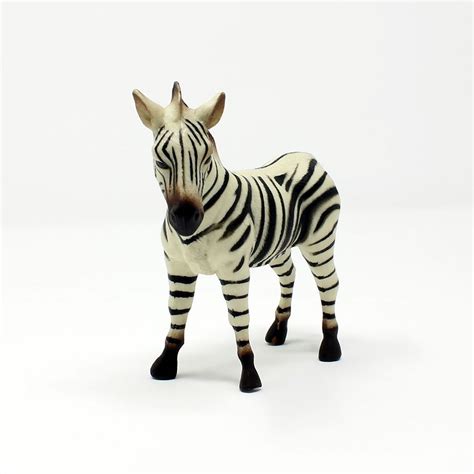 Buy Model Zebra Animal Toy Figure 4 Inch - Realistically Detailed Die ...