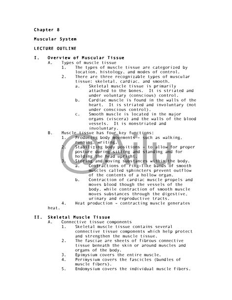 Image result for Muscular System Lecture Video