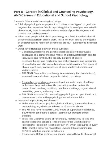 Careers in Clinical and Counseling Psychology, AND Careers… - That’s ...