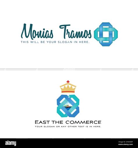 Modern cross health pharmacy nature river logo design Stock Vector ...