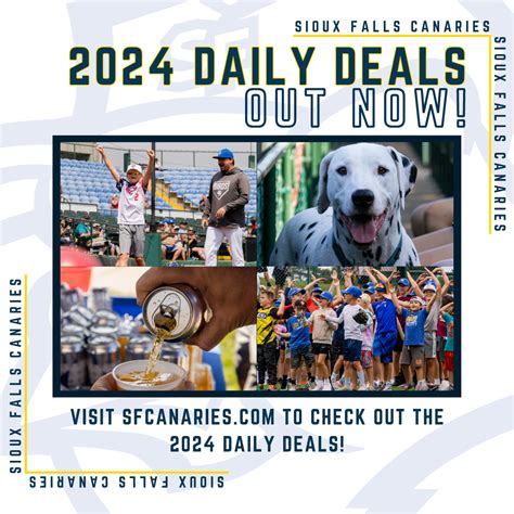2024 Daily Deals - Sioux Falls Canaries
