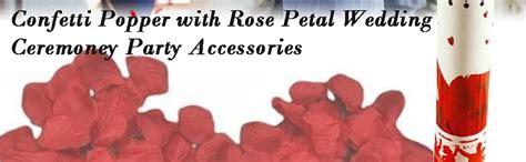 Rose Flower Party Fun Poppers Confetti Big Size for Birthday Wedding ...