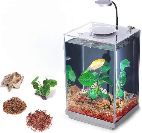 Archie & Oscar™ 3 Gallon Aquarium Fish Tank AIO Starter Kit, Including ...