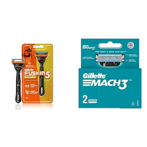 Buy Gillette Fusion Power Razor for Men with styling back blade for ...