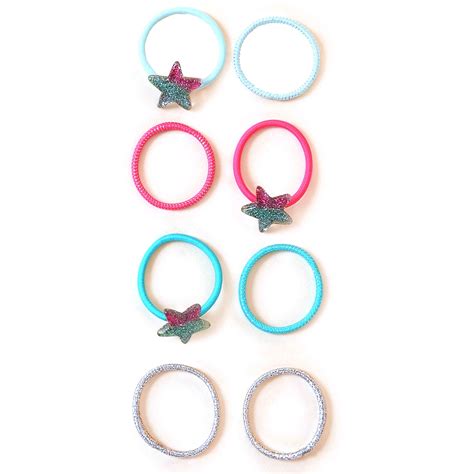 Buy Pack of 4 Star Hair Pony Online - Accessorize India