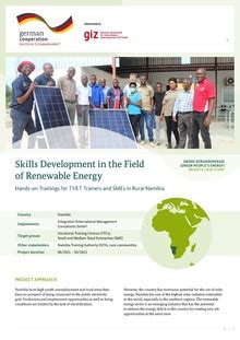 Skills Development with TVET Trainers and SMEs in Rural Namibia ...