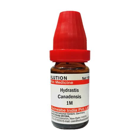 Hydrastis Canadensis 1M – JANAKALYAN HOMEOPATHY
