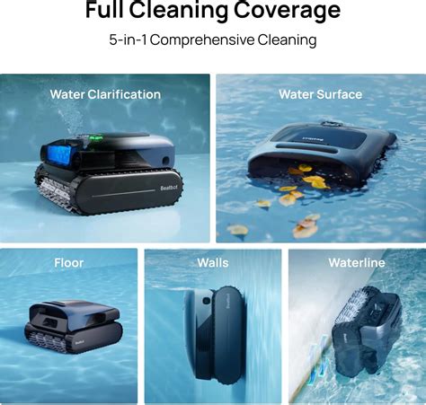 Beatbot AquaSense Pro Pool Robot Vacuum, 5-in-1 India | Ubuy