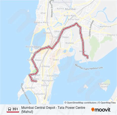 351 Route: Schedules, Stops & Maps - Tata Power Centre (Mahul) (Updated)