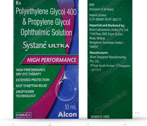 Systane Ultra Eye Drops: Uses, Side Effects, Price & Dosage | PharmEasy