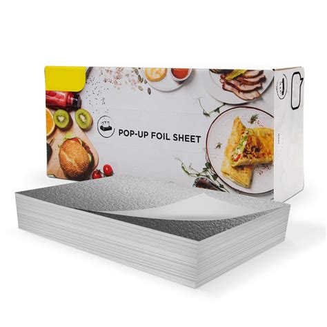 Aluminum Foil Sheets 500 Pop Up Foil Sheets For Food | Desertcart INDIA