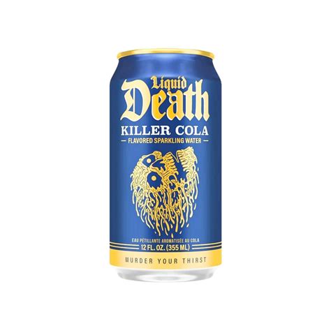 Liquid Death Killer Cola 12 Oz - 24 Pack - Great West Beverage Corp.