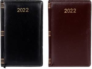 Modaro Vintage Style PU Leather 2022 Diary Dated 2022 Planner Office ...