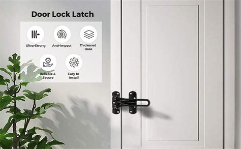 HASTHIP® Door Lock Latch, Door Stopper for Kids Home Hotel Apartment ...