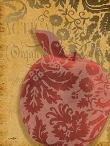 Red Apple Damask by Stimson, Diane - Fine Art Print on Paper : 24 x 32 ...