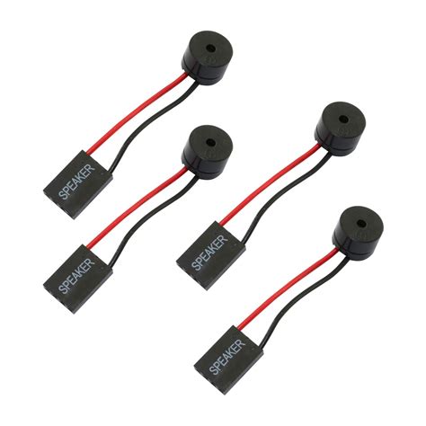 Buy 4-Pack Computer Case Mainboard Buzzer Mini Plug Buzzer for PC ...