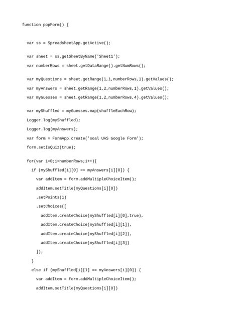 Image result for Google Form Script
