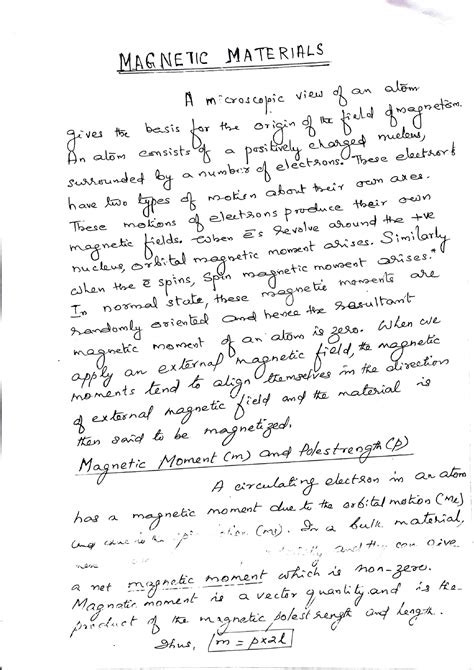 Magnetism Deva Dutt Sir - 9ives toe MAGNE TIC MATE RIALS An alom Qam ...