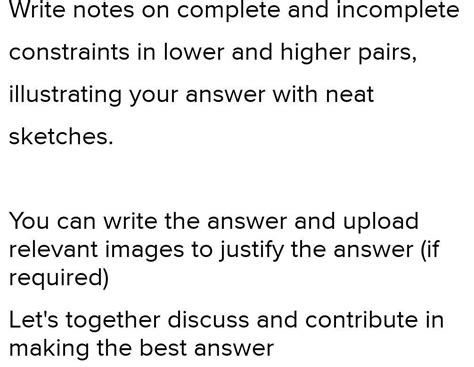 write a note on complete and incomplete constraints in lower and higher ...