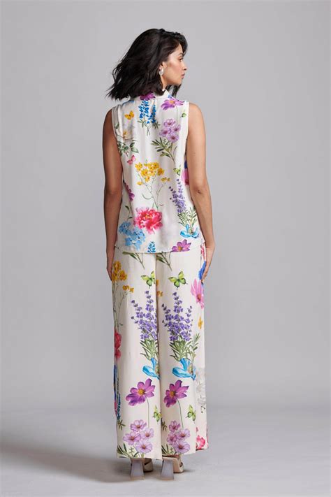 Sleeveless Floral Shirt – dash and dot