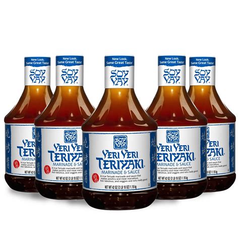 Soy Vay Veri Veri Teriyaki Sauce - 5 Pack, 42 oz. | Asian Stir-Fry ...