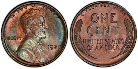 1929 1C, BN (Regular Strike) Lincoln Cent (Wheat Reverse) - PCGS CoinFacts