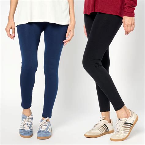 HUE 2-pack Fleece-Lined Legging | HSN