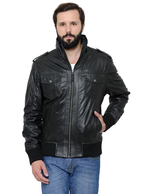Teakwood Men's Black Leather Jackets – Teakwood Leathers