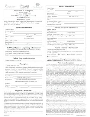 Nexavar Reach Enrollment Form - Fill Online, Printable, Fillable, Blank ...