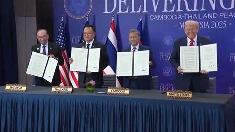 Landmark Moment For Southeast Asian Diplomacy: Cambodia & Thailand Sign ...