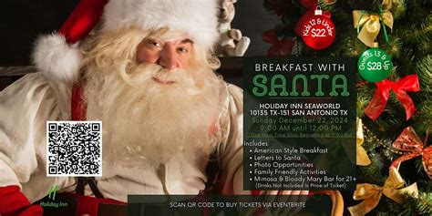 Annual Breakfast with Santa 2024 - Holiday Inn SeaWorld, Holiday Inn ...