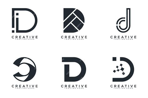 Premium Vector | Collection abstract letter d logo icon set design for business - Abstract Letter D
