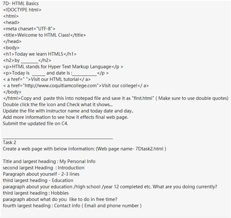 Image result for HTML Basis Class 7