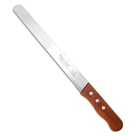 ZOUYUE 10 inch Bread Knife Serrated Knife Sharp Wavy Edge Bread Cutter ...