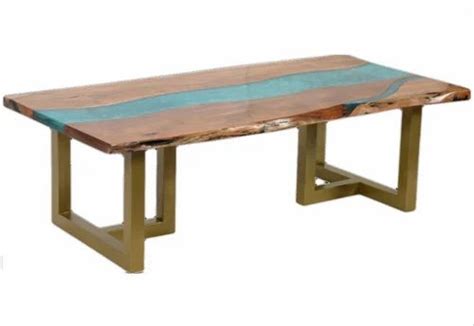 Wooden Table - River Inspired Epoxy Resign Table Manufacturer from Mumbai