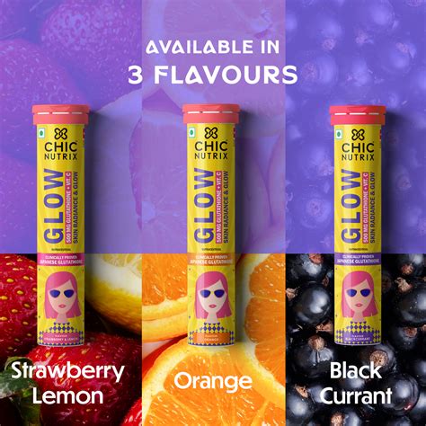 Chicnutrix Glow Skin Tablet With 500mg Glutathione & Vitamin C