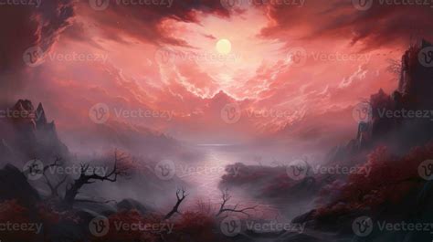 Mythical winter landscape. Generative AI 29266182 Stock Photo at Vecteezy