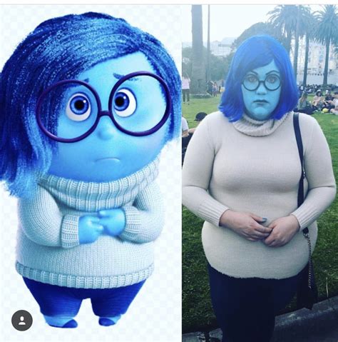 Sadness Inside Out Costume Ideas - big search to happy