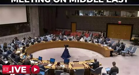 United Nations: LIVE | United Nations Security Council meeting on ...