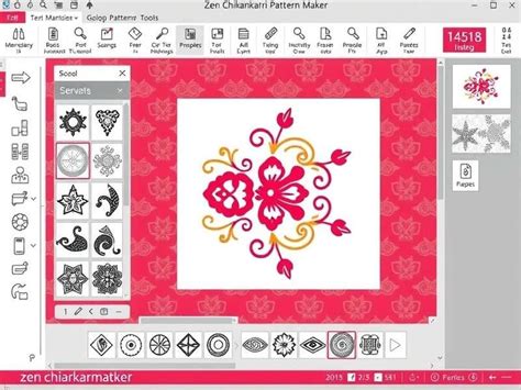 Zen Chikankari Pattern Maker - Football Strike