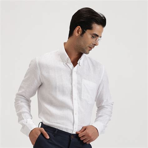 Linen long sleeves shirt | Men’s Full sleeves linen shirts – Linen Trail