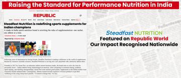 India's Premium Sports Nutrition Brand | Steadfast Nutrition